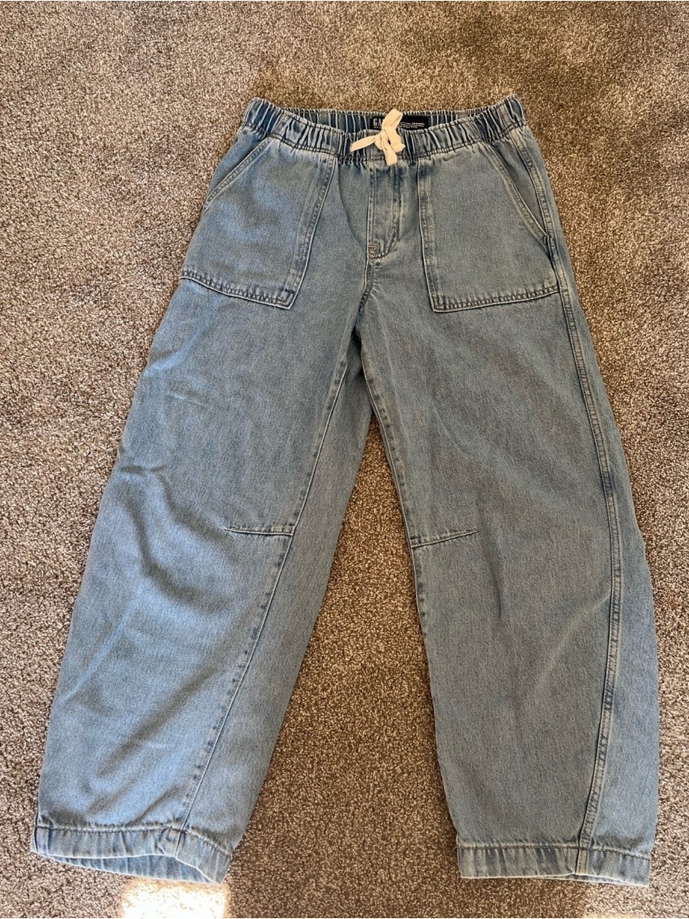 Gap ultra soft pull on barrel pants